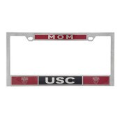 USC Trojans Chrome Shield Mom License Plate Frame